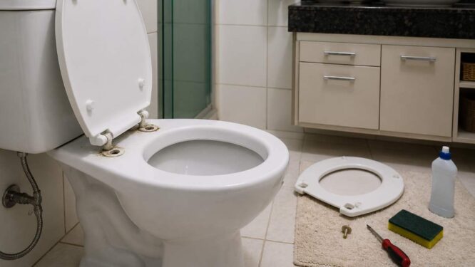Quase ninguém sabe disso, mas o vaso sanitário tem uma função oculta que facilita a limpeza e mantém ele limpo por muito mais tempo