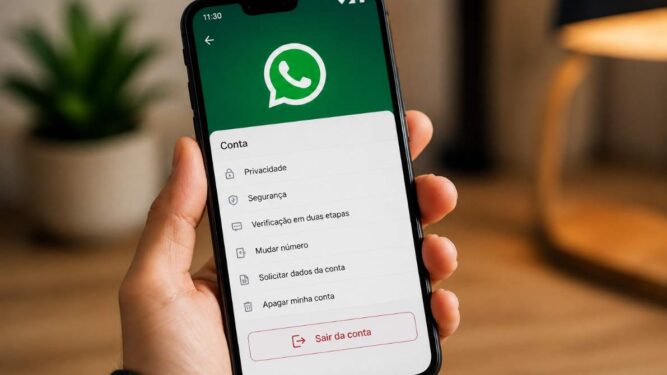 Novo botão secreto do WhatsApp faz desaparecer da conta sem perder as conversas