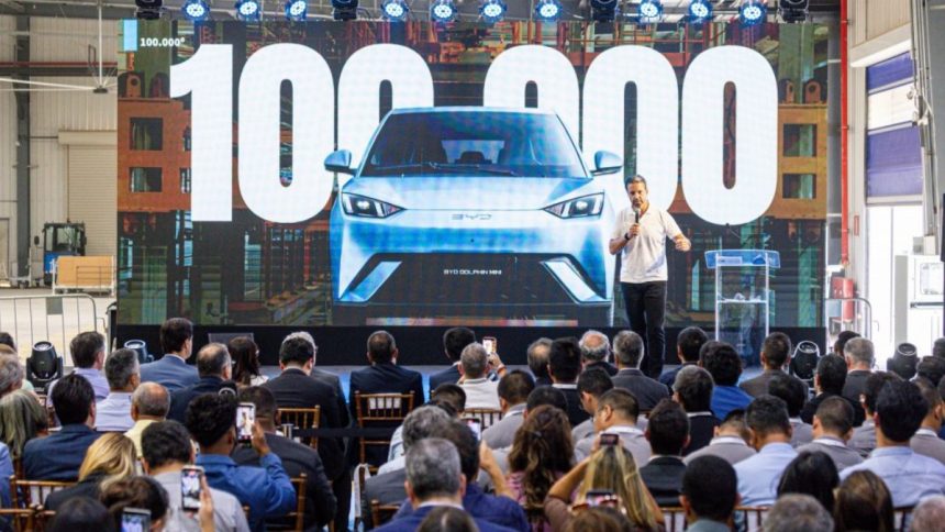 Sucesso da BYD faz marca alcançar 5.500 funcionários e abrir 4.500 novas vagas em Camaçari