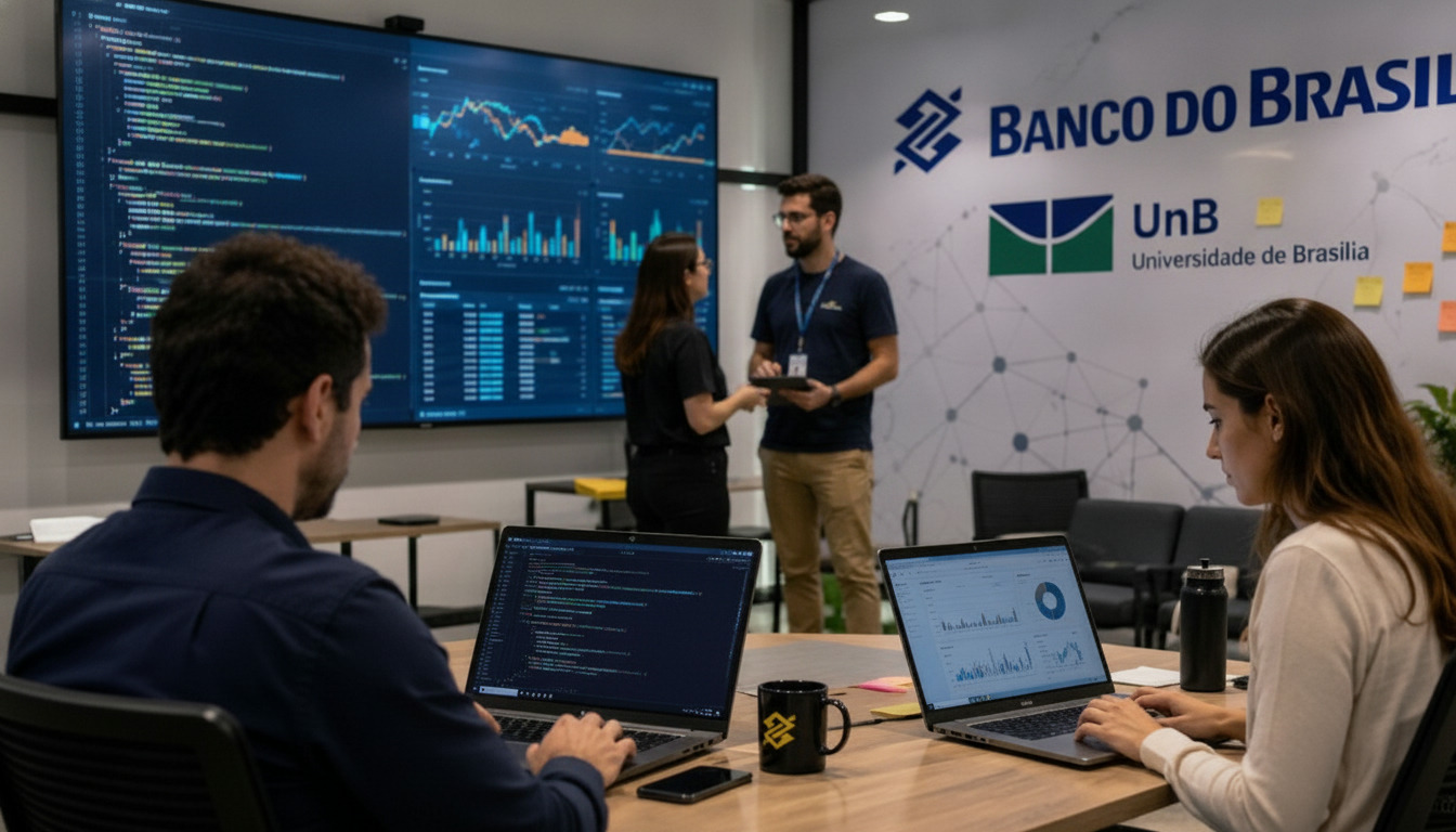 Banco do Brasil e Unb unem forças para impulsionar a inteligência artificial no mercado financeiro