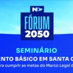 Jornal ND promove seminário para debater futuro do saneamento básico em Santa Catarina