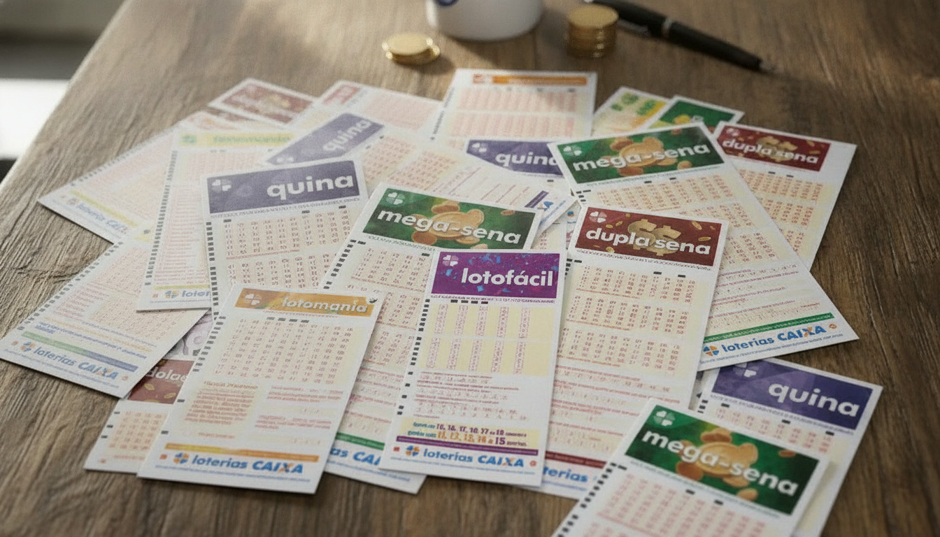 Sorteios da terça-feira: mega-sena, quina e três loterias acumulam prêmios milionários